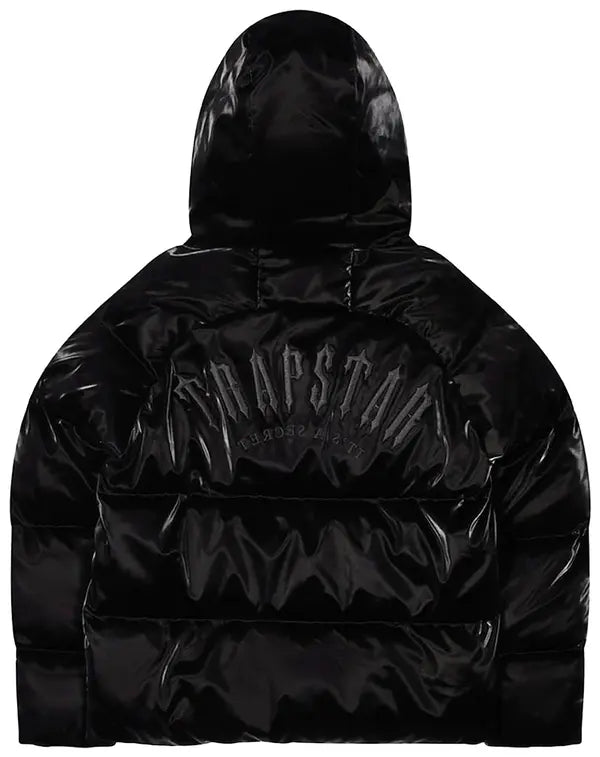 Trapstar Irongate Arch Puffer Jacket 'Gloss Black'