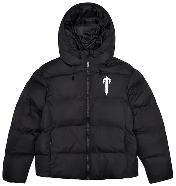 Trapstar Irongate Hooded Puffer Jacket 'Black'