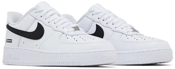 Supreme x Nike Air Force 1 Low 'Box Logo - White Black'